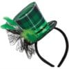 St Patricks Plaid Top Hat Headband 2 St Patricks Plaid Top Hat Headband