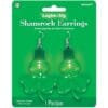 Light Up Jumbo Shamrock Earrings 1 Light Up Jumbo Shamrock Earrings
