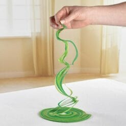 Easter Green Plastic Swirl Grass Decoration 2oz 1 pkg