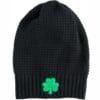 Black Beanie w/Shamrock 1 Black Beanie W/Shamrock