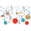 Blast Off Birthday Foil Swirl Kit 12CT 1 Blast Off Birthday Foil Swirl Kit 12Ct