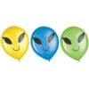 Blast Off Birthday Balloons 12" 15CT