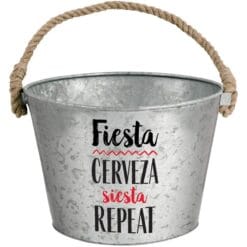 Fiesta Galvanized Beer Bucket 10"