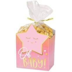 Oh Baby Girl Favor Box Kit Set Of 8