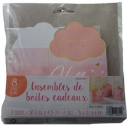 Oh Baby Girl Favor Box Kit Set of 8