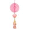 Oh Baby Girl Hanging Honeycomb w/Tassel Tail 29.5" 1PC