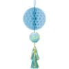 Oh Baby Boy Hanging Honeycomb W/Tassel Tail 29.5&Quot; 1Pc