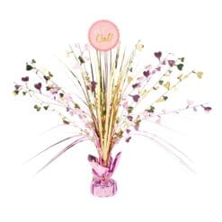 It's A Girl Pink Spray Centerpiece