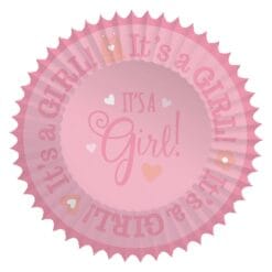 It's A Girl Pink Cupcake Cups 75CT
