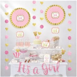 Girl Baby Shower Buffet Decoratring Kit