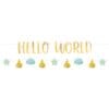 Hello Baby Boy Banner Letter Kit