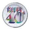 Heres To 40 Plates 7" 8CT 2 Heres To 40 Plates 7&Quot; 8Ct