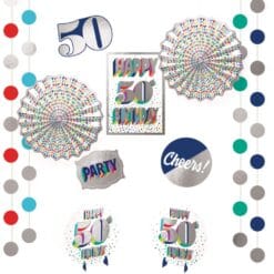 Happy 50th Bday Room Decorating Kit