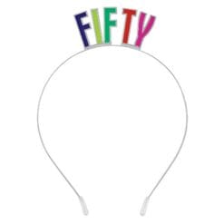 50th Metal Headband
