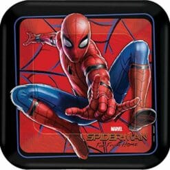 Spider-Man 'Far From Home' Square Plates 9" 8CT