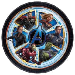 Avengers Endgame Plates RND 9" 8CT