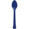 Navy Blue Premium Spoons 20Ct