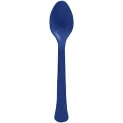 Navy Blue Premium Spoons 20CT