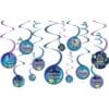 Battle Royal Hanging Spiral Decor 12Ct
