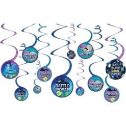 Battle Royal Hanging Spiral Decor 12CT