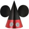 Mickey Mouse Forever Foil Cone Hat 8CT