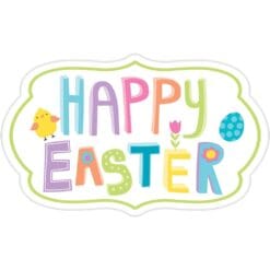 Hello Bunny Easter Cutouts Astd 30CT