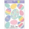 Easter Glitter Eggs Window Clings