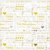 Wedding Words Gift Wrap Jumbo Roll 12ft x 30in