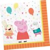 Peppa Pig Confteti Party Napkins Lunch 16CT
