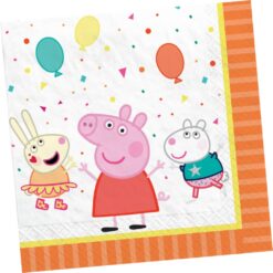 Peppa Pig Confteti Party Napkins Lunch 16CT