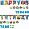 Super Mario Brothers™ Any-Age Birthday Banner & Mini Banner Kit 2 Super Mario Brothers™ Any-Age Birthday Banner &Amp; Mini Banner Kit