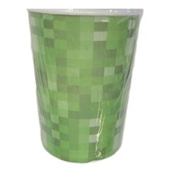 Minecraft Style Green Cups Hot/Cold 9oz 10CT