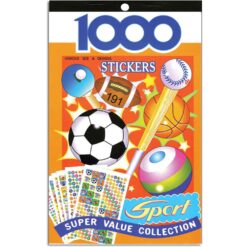Sport Series Assorted Sticker 1000CT