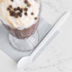 Soda/Sundae Spoons 8&Quot; White 50Ct