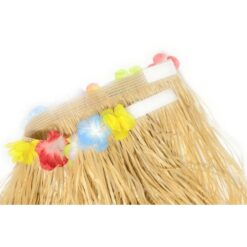 Hula Skirt w/Habiscus Flowers