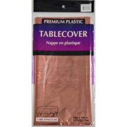Rose Gold Metallic Table Cover 54x108