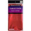 Red Metallic Table Cover 54x108