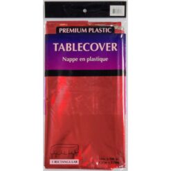 Red Metallic Table Cover 54x108