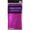 Hot Pink Metallic Table Cover 54x108 2 Hot Pink Metallic Table Cover 54X108