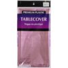 Light Pink Metallic Table Cover 54x108