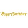 Happy Birthday Gold Diamond Banner
