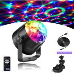 Magic Ball w/Bracket, LED, Red/Green/Blue