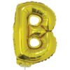 16&Quot; Ltr Gold B Foil Balloon