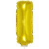 16&Quot; Ltr Gold I Foil Balloon