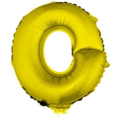 16" LTR Gold O Foil Balloon