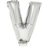 16&Quot; Ltr Silver V Foil Balloon