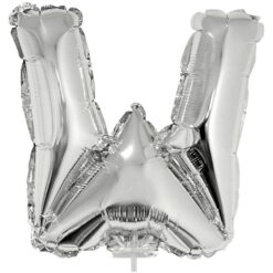 16" LTR Silver W Foil Balloon