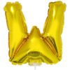 16&Quot; Ltr Gold W Foil Balloon