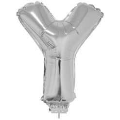 16" LTR Silver Y Foil Balloon