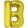 40&Quot; Ltr Gold B Foil Balloon